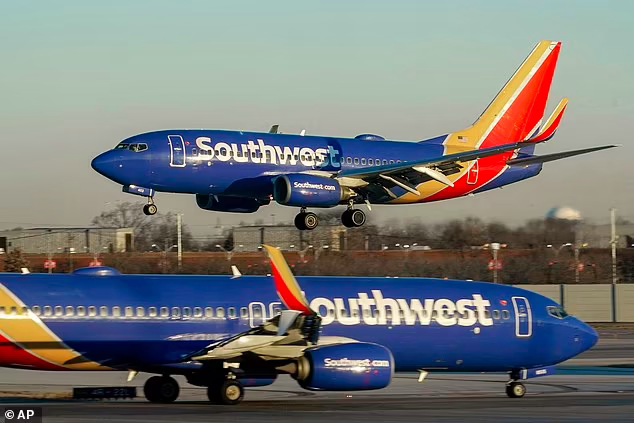 Southwest Airlines flight plunges